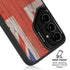 United Kingdom Flag Dark Wood Galaxy S25 Kickstand Case